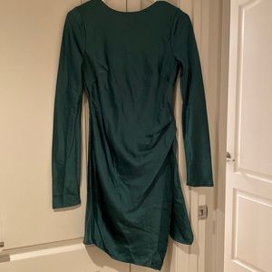 Sage + Paige Mysterious Muse Dress/ Forest Green